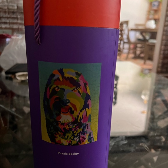 Purple and Yellow Puzzle Game with Pop Art Design - Picture 3 of 4